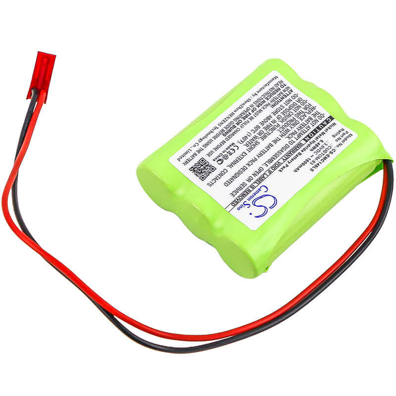 3.6V, Ni-MH, 1800mAh, batterie d'éclairage d'urgence compatible avec Navilite, Navlite, Max Power, Sure-lite, Cooper, 26-148, Lpx70rwh, 6.48Wh Éclairage d'urgence Cameron Sino Technology Limited