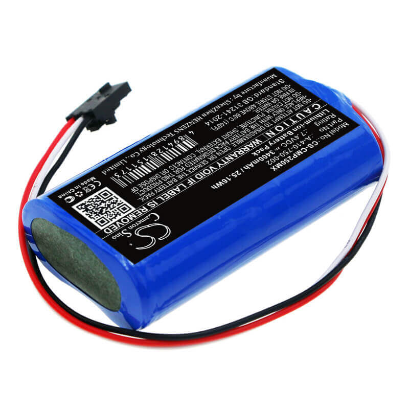 7.4V, Li-ion, 3400mAh, Medical battery fits Cosmed, A-410-750-002, Pony Fx Nta2531, 25.16Wh Medical Cameron Sino Technology Limited (Medical)