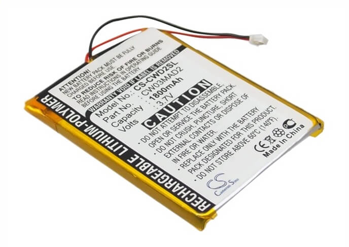 3.7V, Li-ion, 1800mAh, Media Player battery fits Cowon, D2 2gb, D2 4gb, 6.66Wh Media Player Cameron Sino Technology Limited
