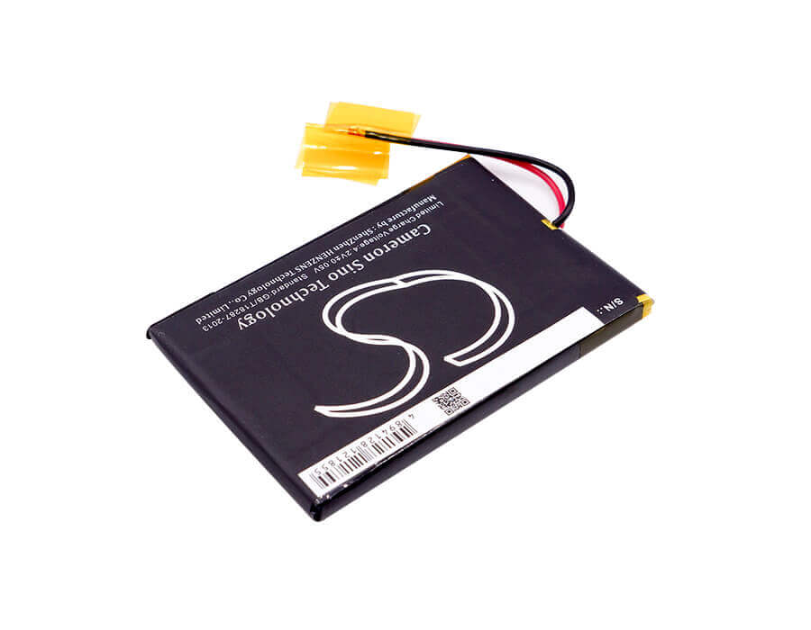 3.7V, Li-Polymer, 1300mAh, Media Player battery fits Cowon, P140409301, M2, M2 16g, 4.81Wh Media Player Cameron Sino Technology Limited