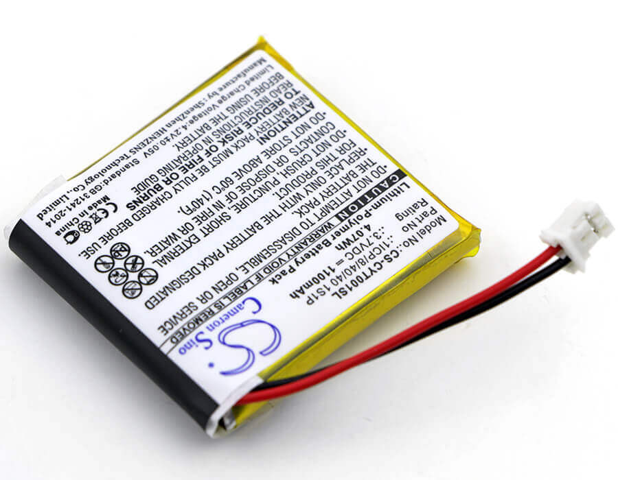3,7V, Li-Polymère, 1100mAh, batterie GPS compatible Coyote, 1icp/8/40/40 1s1p, Plus, 4,07Wh GPS, Navigator Cameron Sino Technology Limited