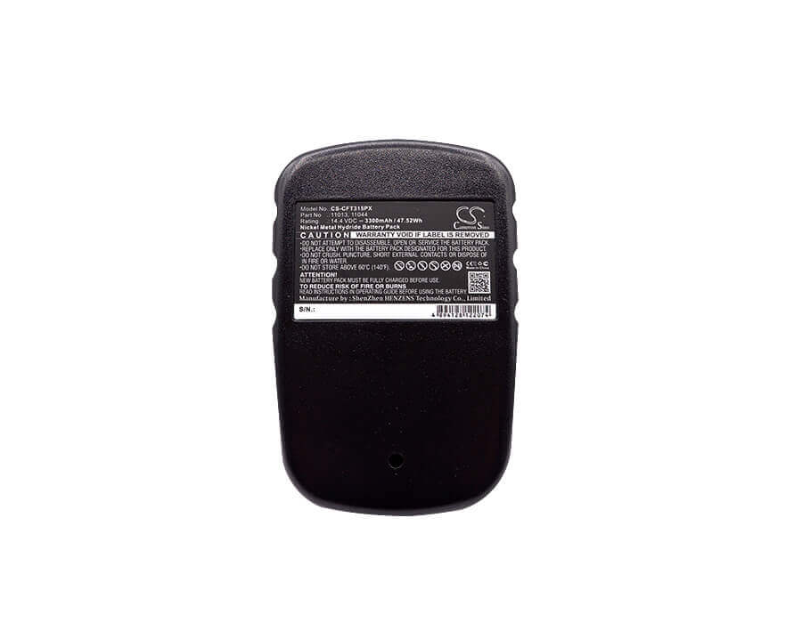 14.4V, Ni-MH, 3300mAh, Power Tools battery fits Craftsman, 11013, 10153, 11129, 47.52Wh Power Tools Cameron Sino Technology Limited (Power Tools)