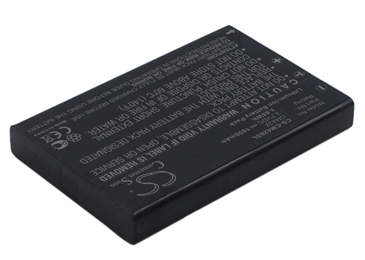 3.7V, Li-ion, 1050mAh, Media Player battery fits Creative, Divi Cam 428 Portable Mp3 Play, 3.89Wh Media Player Cameron Sino Technology Limited