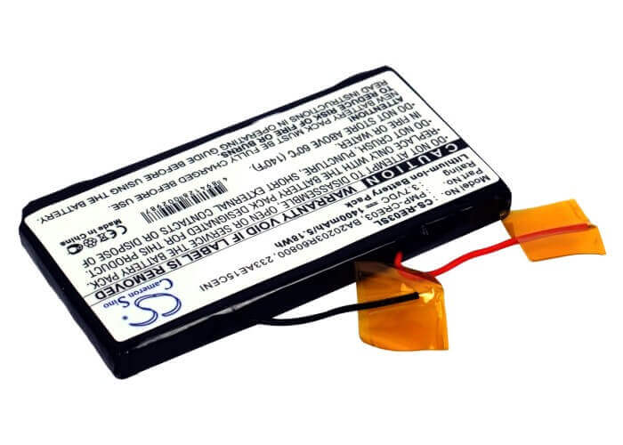 3.7V, Li-ion, 1400mAh, Media Player battery fits Creative, 233ae15ceni, Dap-hdd004, Labs Nomad Jukebox Zen, 5.18Wh Media Player Cameron Sino Technology Limited (Suspended)