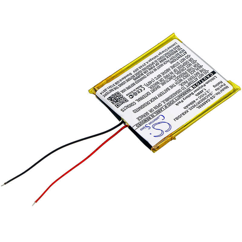 Battery For Creative Zen 4gb, Zen Zn-z4g-bk, Zen Zn-z8g-bk 3.7v, 600mah - 2.22wh Batteries for Electronics Cameron Sino Technology Limited (Suspended)