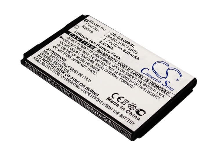 3.7V, Li-ion, 830mAh, Media Player battery fits Creative, Ba20203r79909, Zen Micro Photo, Zen Micro Photo 4g, 3.07Wh Media Player Cameron Sino Technology Limited
