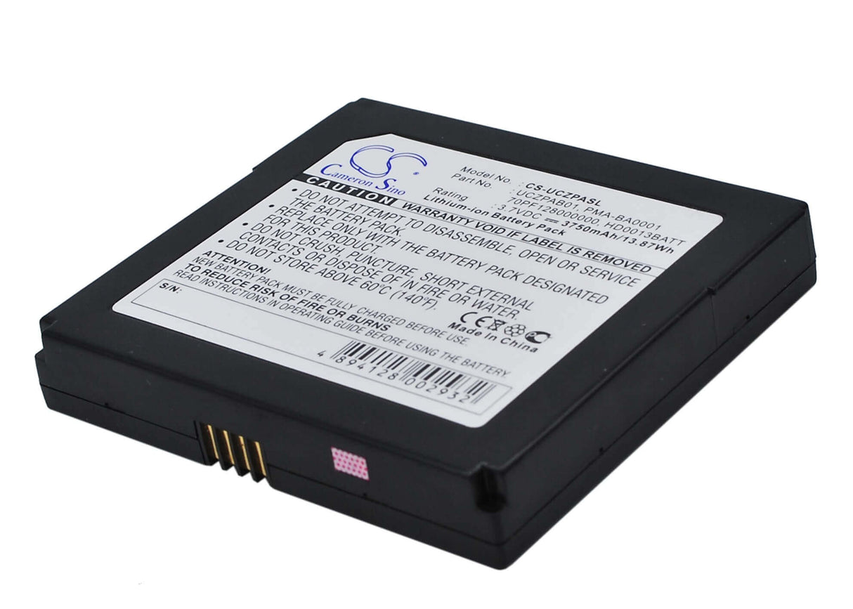 3.7V, Li-Polymer, 3750mAh, Media Player battery fits Creative, Ba20603r79913, Zen Protable Media Center, 13.88Wh Media Player Cameron Sino Technology Limited