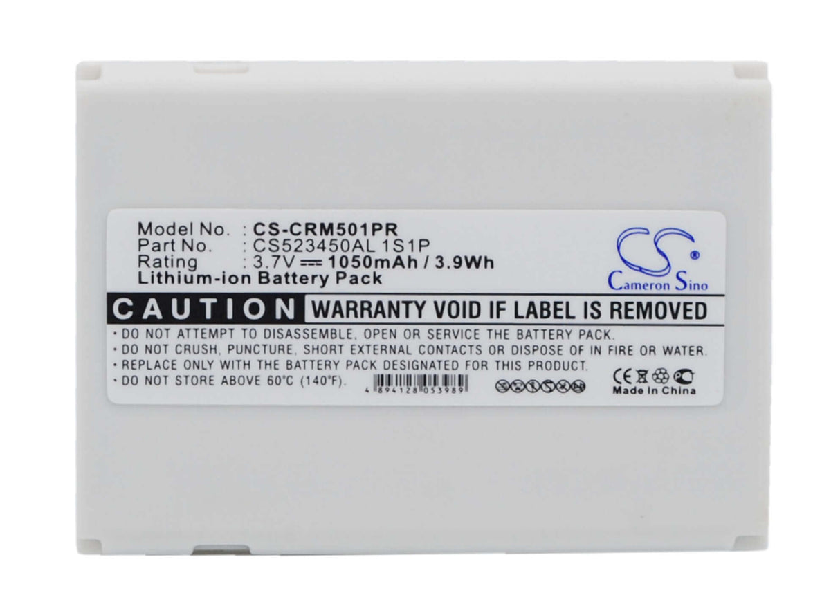 3.7V, Li-ion, 1050mAh, Pager battery fits Criticalresponse, Cs523450al 1s1p, M1501, Reh-1501, 3.89Wh Pager Cameron Sino Technology Limited