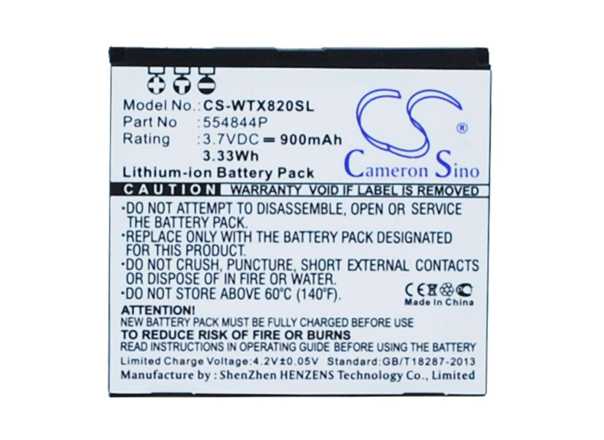 3,7V, Li-ion, 800mAh, batterie GPS compatible avec Mls Destinator, Curtis, Takara, Wayteq, Gpd 430 Gps, Gpd430, 2,96Wh GPS, Navigator Cameron Sino Technology Limited