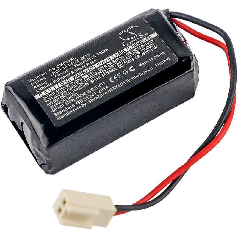 7.4V, Li-Polymer, 700mAh, Pack de batterie s'adapte à Neptolux, Neptolux, Pack de batterie personnalisé, Pack de batterie personnalisé, 175-8070, 5.18Wh Pack de batterie Cameron Sino Technology Limited