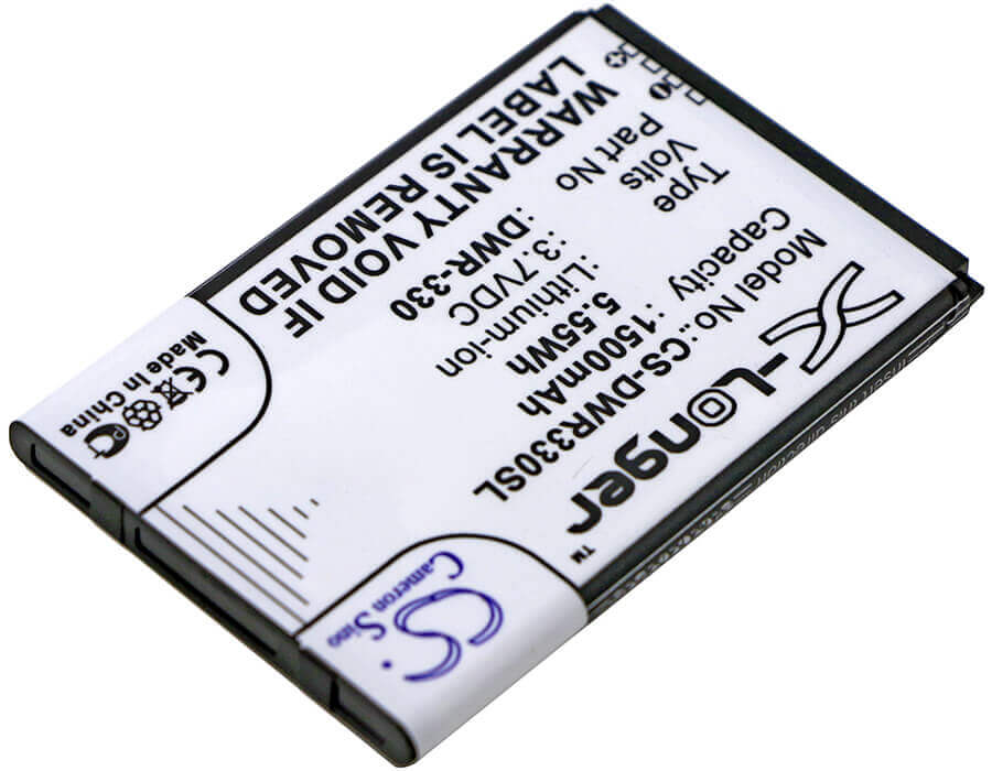 3.7V, Li-ion, 1500mAh, Hotspot battery fits D-link, Dwr-330, Dwr-330, 5.55Wh Hotspot Cameron Sino Technology Limited