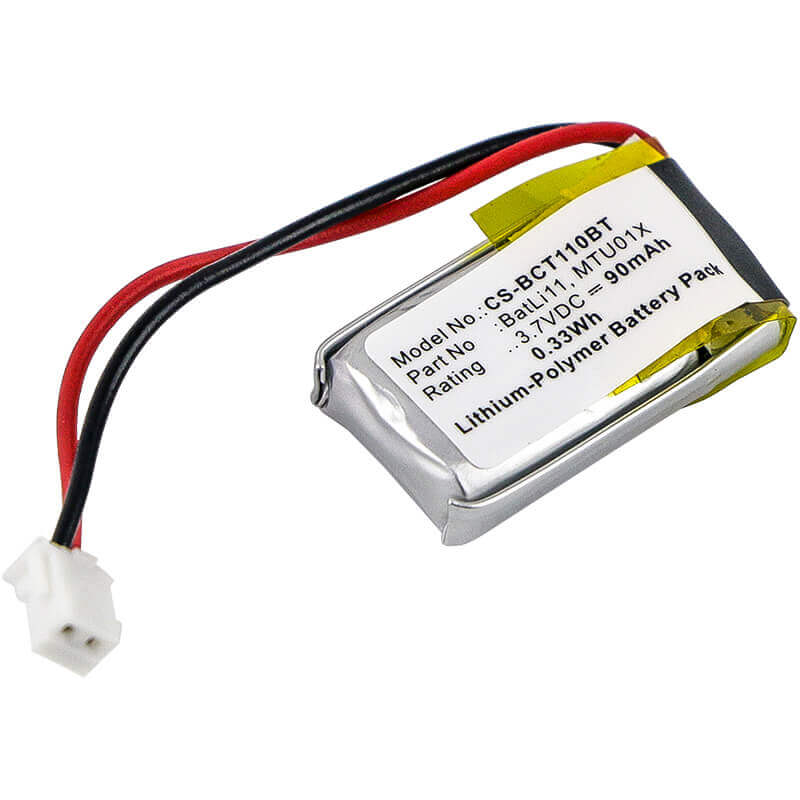 Li-Polymer, Alarm Battery For Daitem, D5130gb, D5131gb, D5141 3.7v, 90mah - 0.33wh Alarm System Cameron Sino Technology Limited