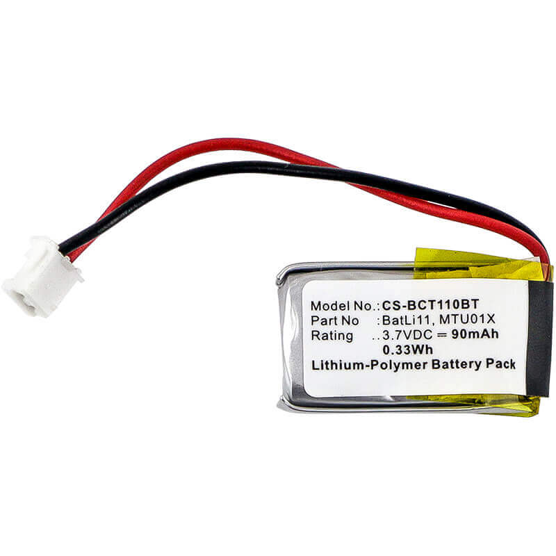 Li-Polymer, Alarm Battery For Daitem, D5130gb, D5131gb, D5141 3.7v, 90mah - 0.33wh Alarm System Cameron Sino Technology Limited