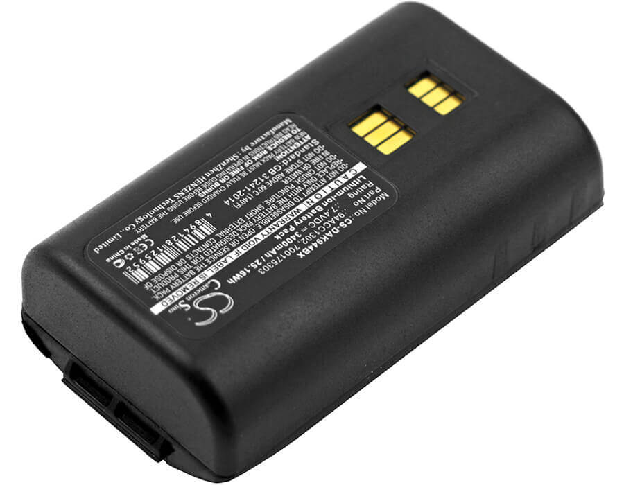 Barcode Scanner Battery For Datalogic, 944501055, 944501056, 944501057, 944501088, 944551004 7.4v, 3400mah - 25.16wh Barcode Scanner Cameron Sino Technology Limited
