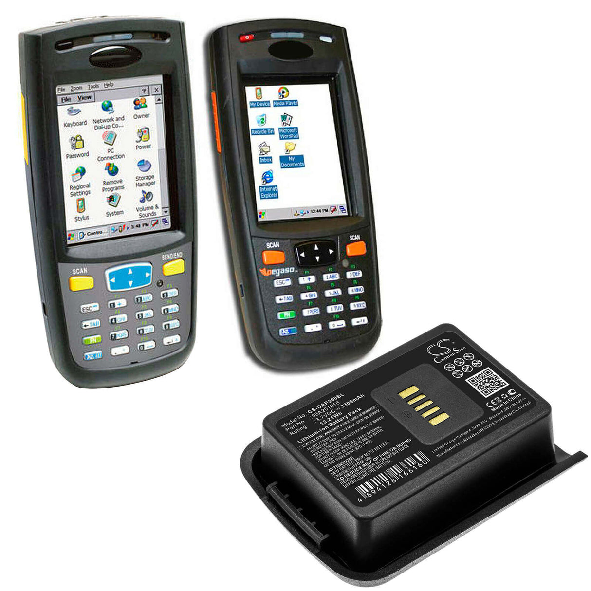 Barcode Scanner Battery For Datalogic, 950401003, P20, P20-1001 3.7v, 3300mah - 12.21wh Barcode Scanner Cameron Sino Technology Limited