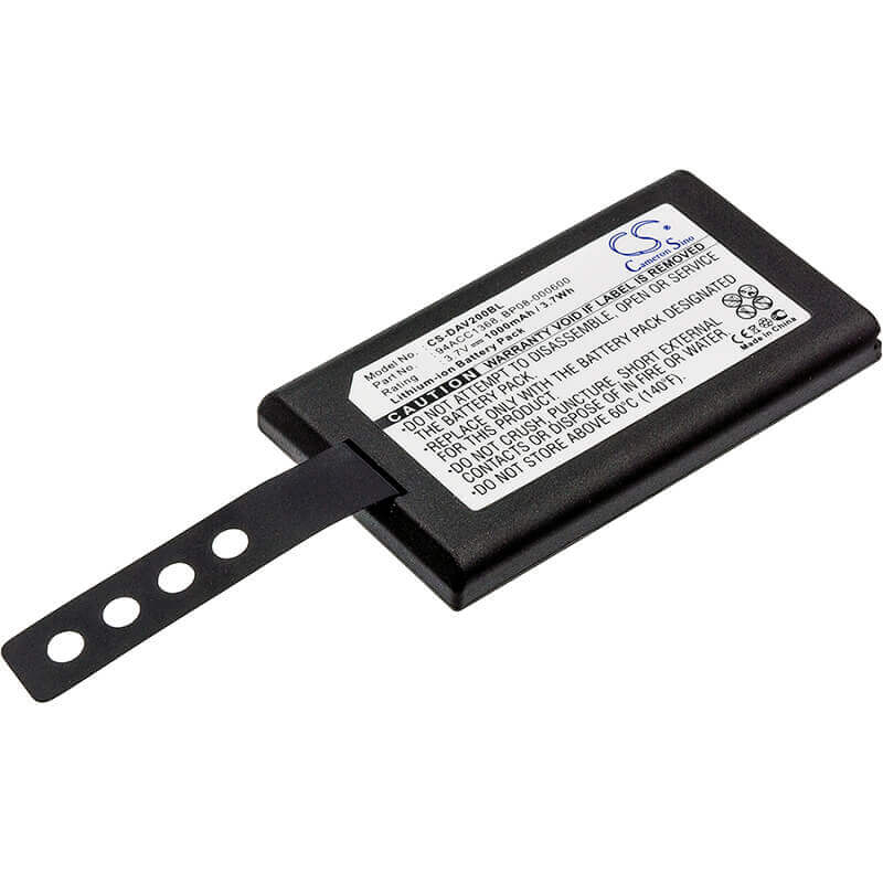 Barcode Scanner Battery For Datalogic, Cvr2, Memor X3 3.7v, 1000mah - 3.70wh Barcode Scanner Cameron Sino Technology Limited