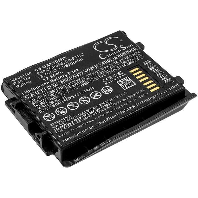 Barcode Scanner Battery For Datalogic, Lynx 3.7v, 4000mah -14.8wh Barcode Scanner Cameron Sino Technology Limited