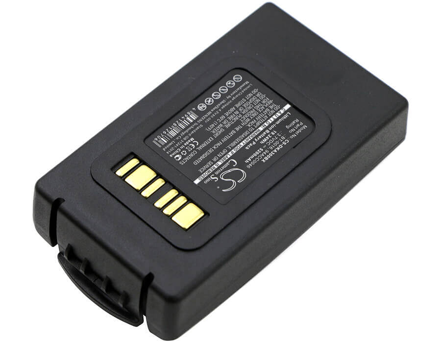 Batterie de scanner de codes-barres pour Datalogic, Skorpio X3 3.7v, 5200mah - 19.24wh Scanner de codes-barres Cameron Sino Technology Limited