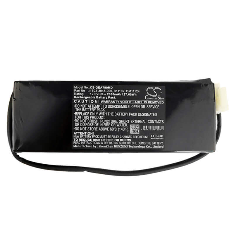 12.0V, Sealed Lead Acid, 2300mAh, Medical battery fits Datex Ohmeda, Ge, 1503-3045-000, 7900 Ventilator, Aespire 7900 Anesthesia System, 27.60Wh Medical Cameron Sino Technology Limited (Medical)