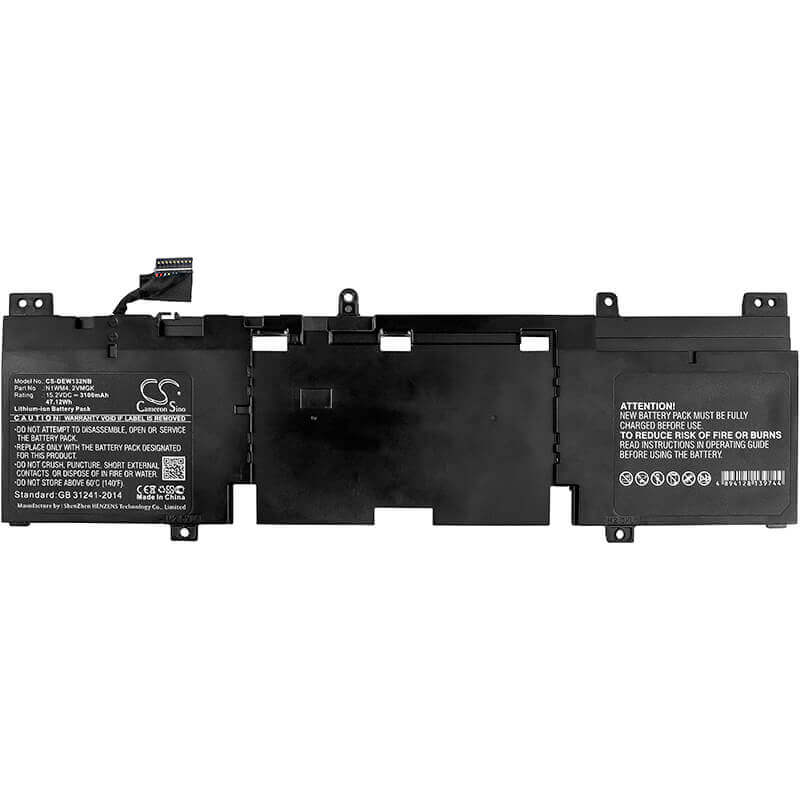 Battery For Dell, Alienware 13 R2, Alienware 13 R2 13.3", Aw13r2-1678slv 15.2v, 3100mah - 47.12wh Notebook, Laptop Cameron Sino Technology Limited