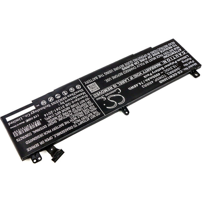 Battery For Dell, Alienware 13 R3, Alw13c, 15.2v, 4900mah - 74.48wh Notebook, Laptop Cameron Sino Technology Limited