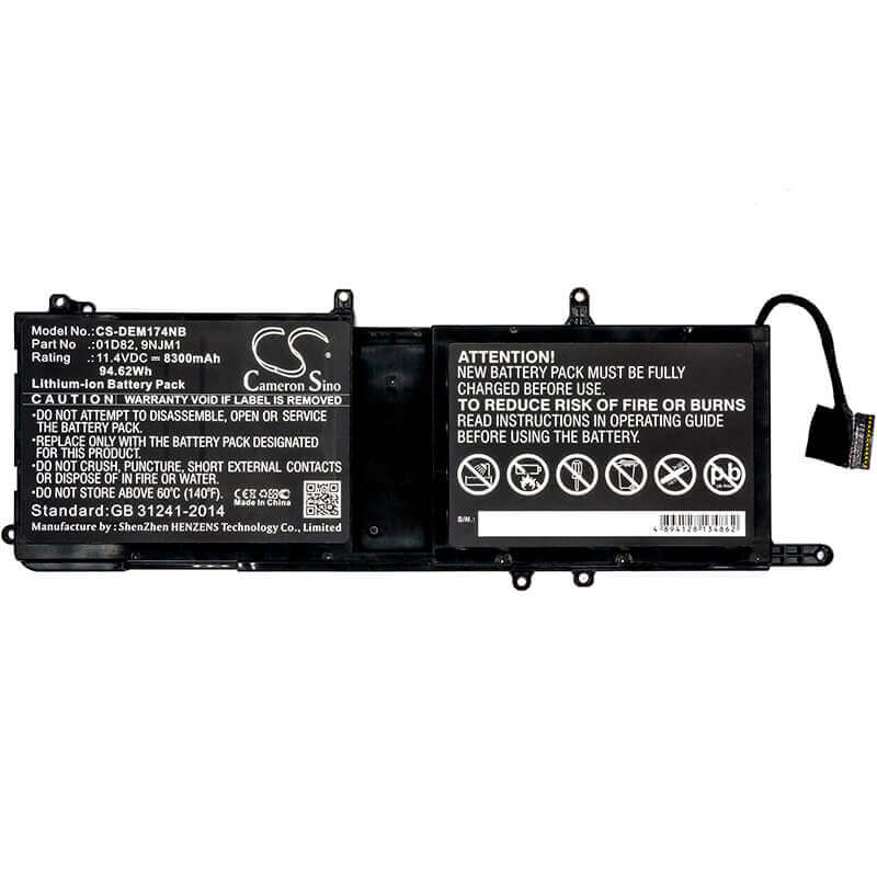Notebook Battery For Dell, Alienware 15 R3, Alienware 17 R4, Alw17c-d17 11.4v, 8300mah - 94.62wh Notebook, Laptop Cameron Sino Technology Limited