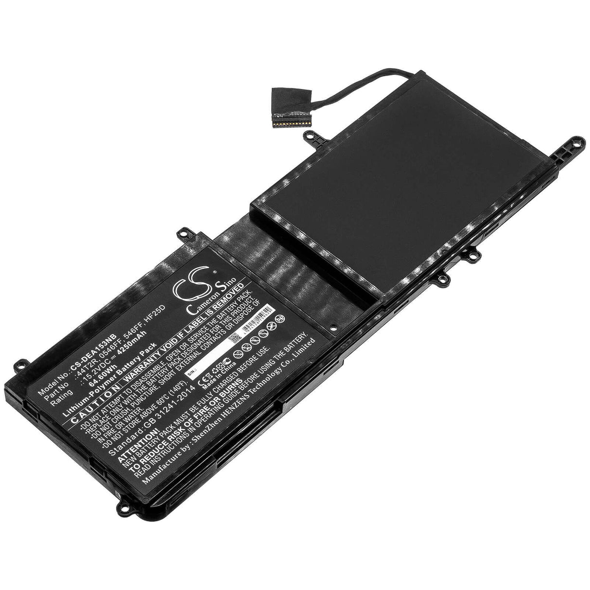 Battery For Dell, Alienware 15 R3 Max-q, Alw15c-d2508s, Alw15c-d3508gs 15.2v, 4250mah - 64.60wh Notebook, Laptop Cameron Sino Technology Limited