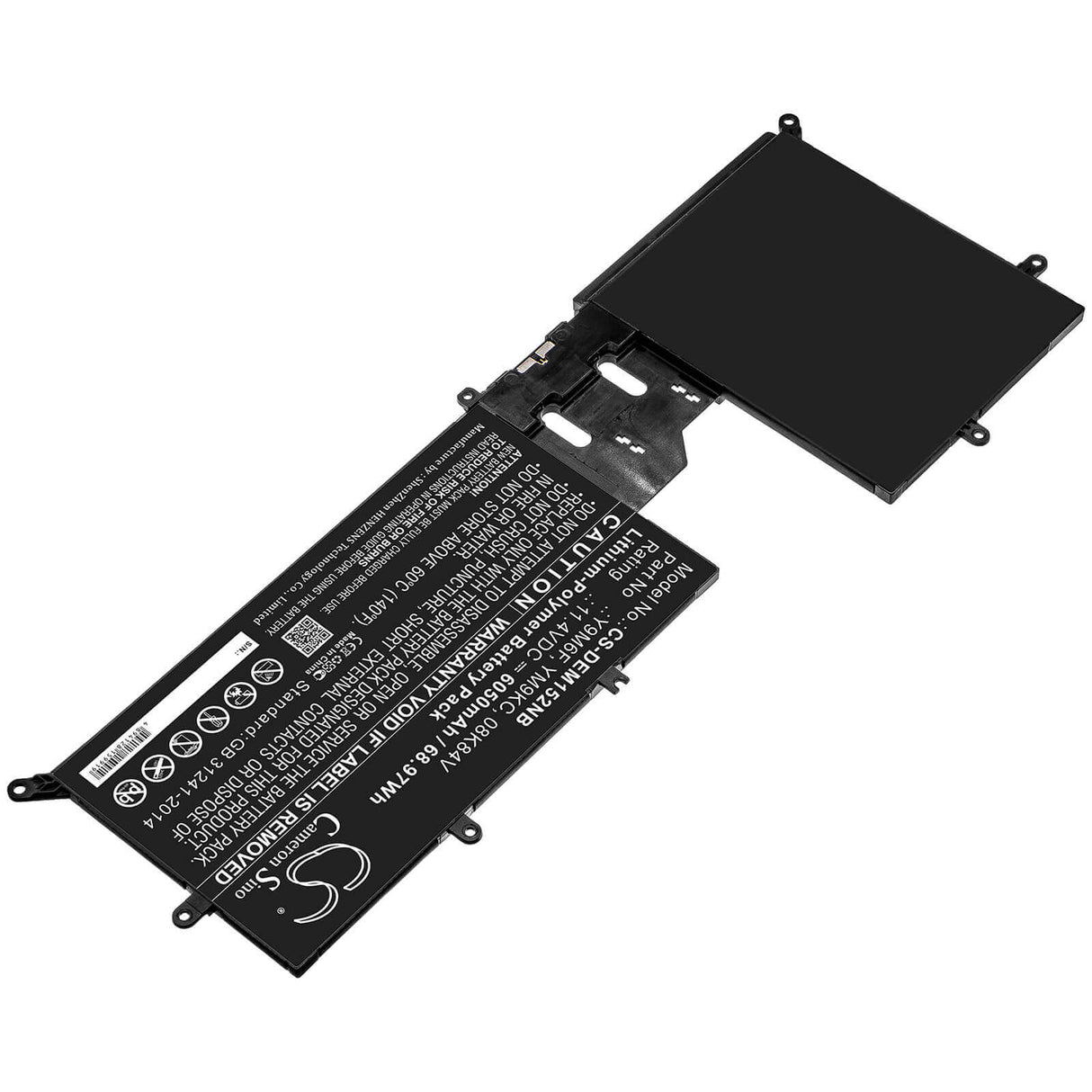 Battery For Dell, Alienware M15 Alw15m-d4505b, Alienware M15 Alw15m-d4725b 11.4v, 6050mah - 68.97wh Notebook, Laptop Cameron Sino Technology Limited