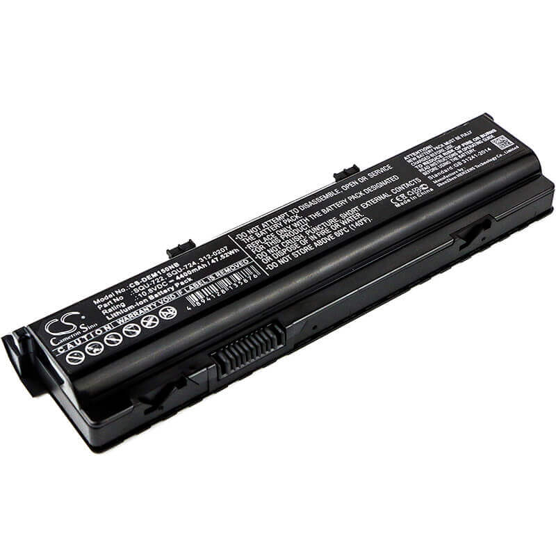 Notebook Battery For Dell Alienware M15x, Alienware P08g, 10.8v, 4400mah - 47.52wh Notebook, Laptop Cameron Sino Technology Limited