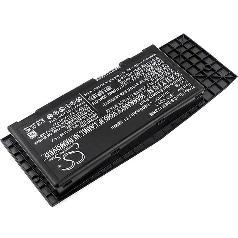 Battery For Dell, Alienware M17x R3, Alienware M17x R3-3d, Alienware M17x R4 10.8v, 6600mah - 71.28wh Notebook, Laptop Cameron Sino Technology Limited