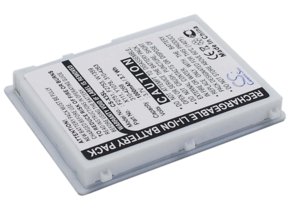 3,7V, Li-ion, 1000mAh, batterie PDA compatible avec Dell, X1111, Axim X3, Axim X30, 3,7Wh PDA, Pocket PC Cameron Sino Technology Limited (Suspendu)