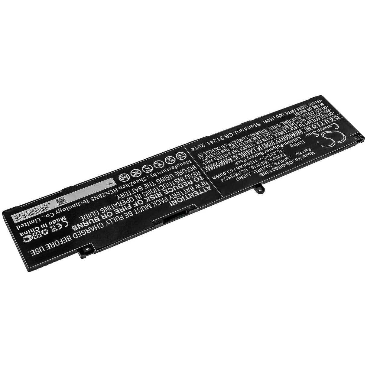 Battery For Dell, G3 15 3500 3500-0849, G3 15 3500 3500-0931, G3 15 3500 Gn3500edfrs 15.2v, 4150mah - 63.08wh Notebook, Laptop Cameron Sino Technology Limited