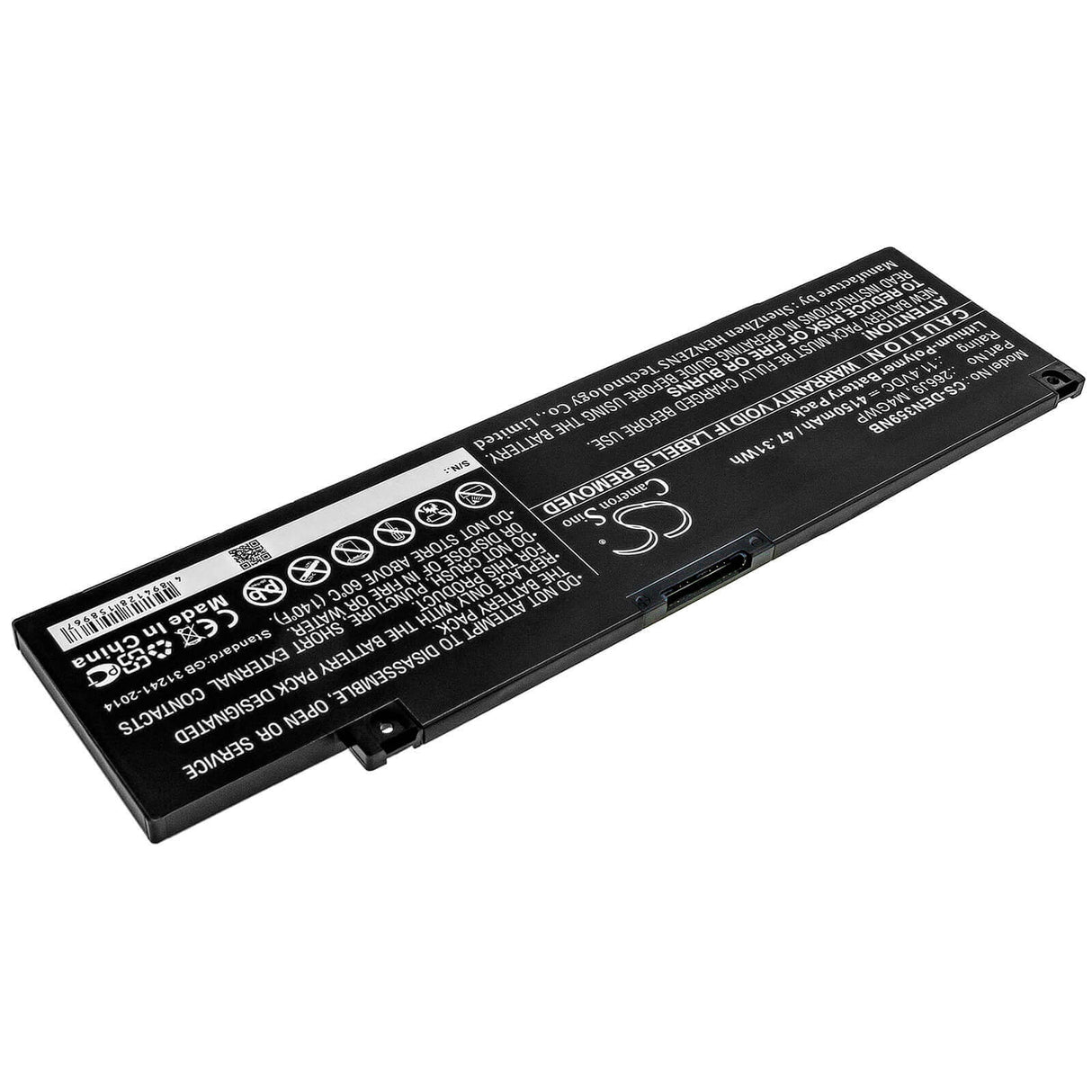 Battery For Dell, G3 15 3590, G3 3590, G3 3590-r1545bl 11.4v, 4150mah - 47.31wh Notebook, Laptop Cameron Sino Technology Limited