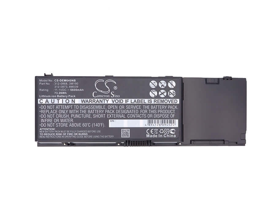 Batterie pour Dell, Inspiron 1501, Inspiron 6400, Inspiron E1505 11.1v, 6600mah - 73.26wh Notebook, Laptop Cameron Sino Technology Limited