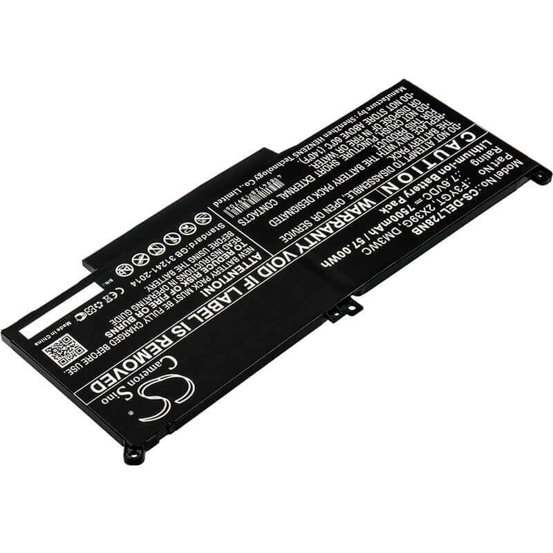 Battery For Dell, Latitude 12 7000, Latitude 12 7290, Latitude 13 7000 7390 7.6v, 7500mah - 57.00wh Notebook, Laptop Cameron Sino Technology Limited