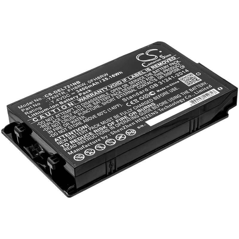 Battery For Dell, Latitude 12 7202, Latitude 7202, Latitude 7202 Rugged Tablet 7.4v, 3400mah - 25.16wh Notebook, Laptop Cameron Sino Technology Limited