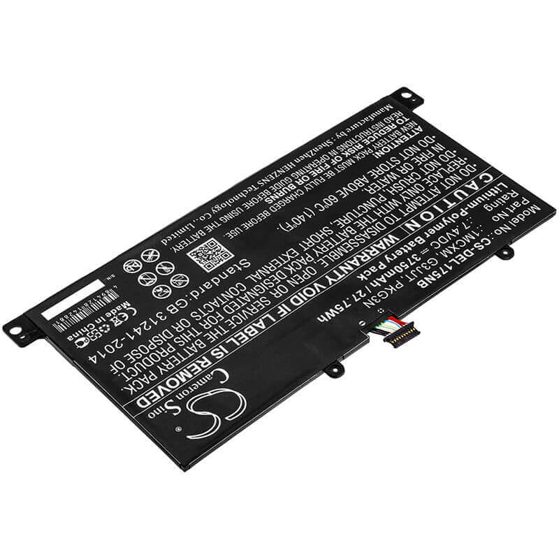 Battery For Dell, Latitude 5175, 7.4v, 3750mah - 27.75wh Notebook, Laptop Cameron Sino Technology Limited