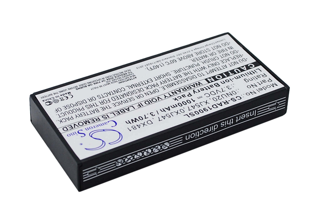 3.7V, Li-ion, 1000mAh, RAID Controller battery fits Dell, 0fr463, E2k-ucp-61(b), Np007 Sas 6/ir, 3.7Wh RAID Controller Cameron Sino Technology Limited