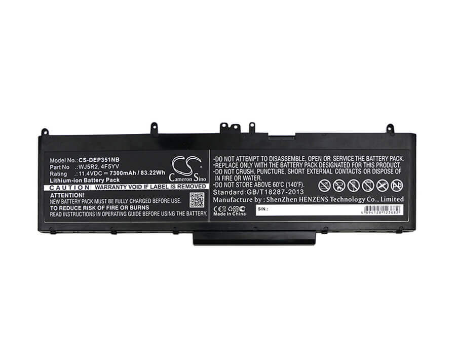 Battery For Dell, Precision 3510, Precision 3510 Workstation 11.4v, 7300mah - 83.22wh Notebook, Laptop Cameron Sino Technology Limited
