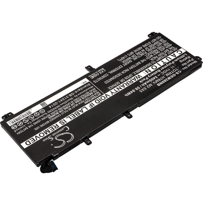 Battery For Dell, Precision M3800, Xps 15 9530 11.1v, 5400mah - 59.94wh Notebook, Laptop Cameron Sino Technology Limited