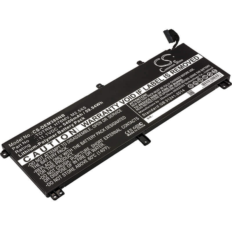 Battery For Dell, Precision M3800, Xps 15 9530 11.1v, 5400mah - 59.94wh Notebook, Laptop Cameron Sino Technology Limited