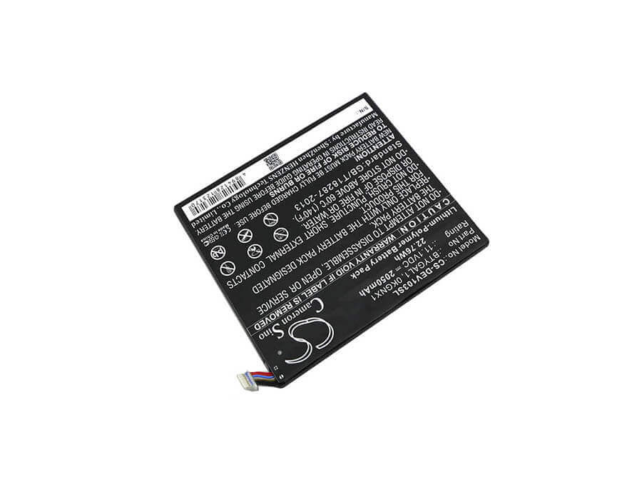 Battery For Dell, Streak 10 Pro, T03g 11.1v, 2050mah - 22.76wh Batteries for Electronics Cameron Sino Technology Limited (Suspended)