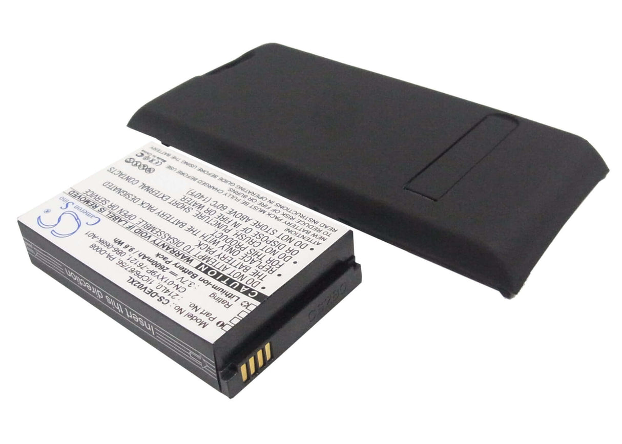 3.7V, Li-ion, 2600mAh, SmartPhone battery fits Dell, 0b6-068k-a01, V02s, Venue Pro, 9.62Wh Mobile, SmartPhone Cameron Sino Technology Limited (Smartphone)