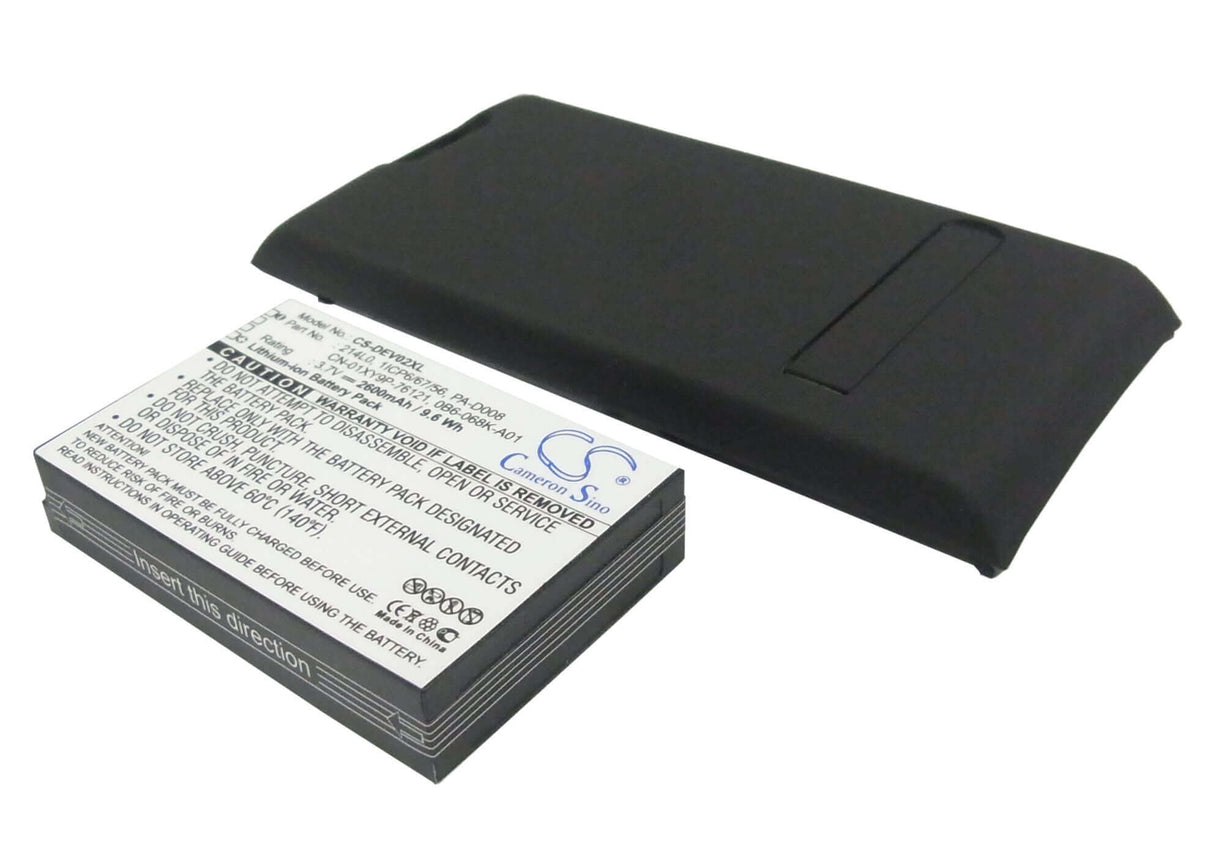3.7V, Li-ion, 2600mAh, SmartPhone battery fits Dell, 0b6-068k-a01, V02s, Venue Pro, 9.62Wh Mobile, SmartPhone Cameron Sino Technology Limited (Smartphone)