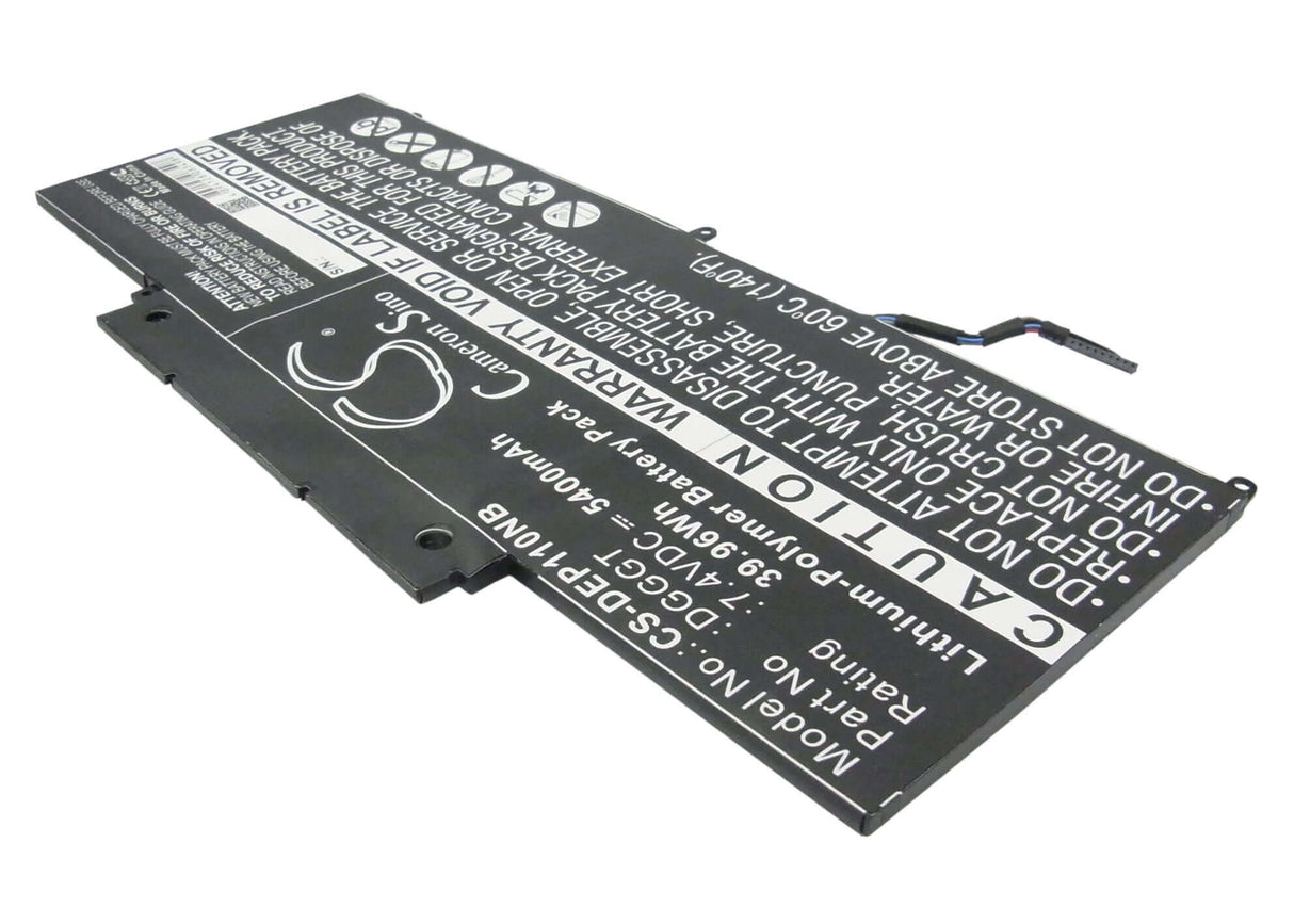 Battery For Dell, Xps 11, Xps11-1308t, Xps11-1508t 7.4v, 5400mah - 39.96wh Notebook, Laptop Cameron Sino Technology Limited