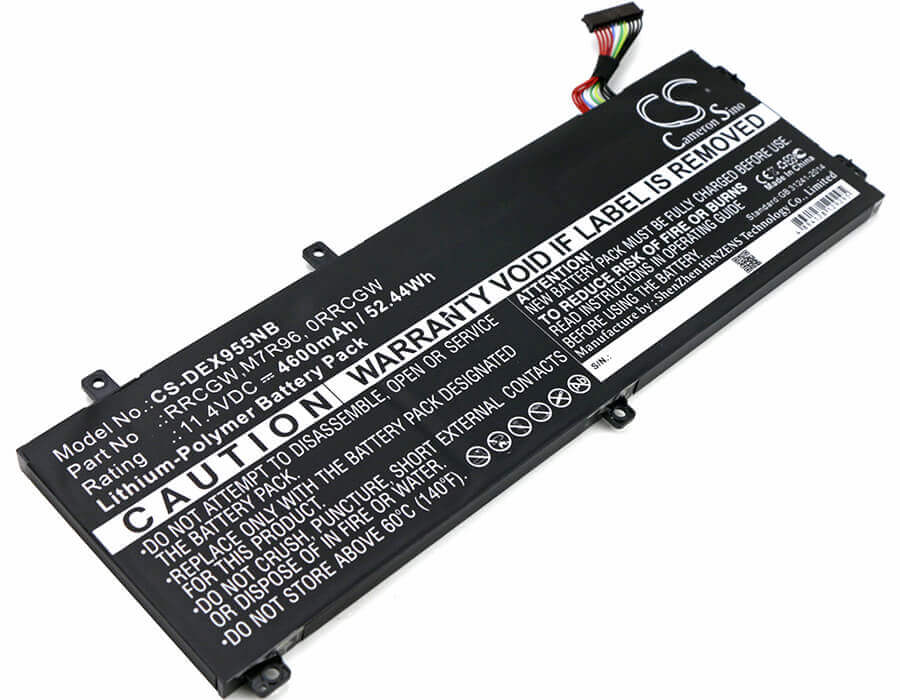 Notebook battery For Dell Xps 15 9550, Precision 15 5510 11.4v, 4600mah - 52.44wh Notebook, Laptop Cameron Sino Technology Limited