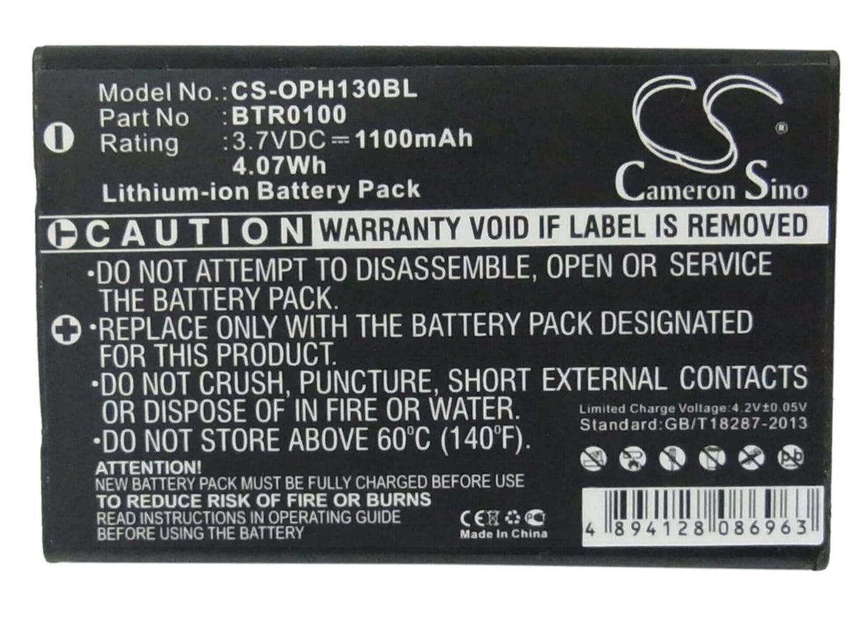 Barcode Scanner Battery For Denso Bht500 3.7v, 1100mah - 4.07wh Barcode Scanner Cameron Sino Technology Limited