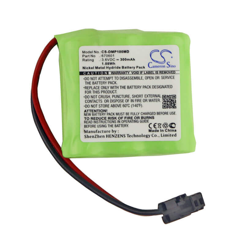 3.6V, Ni-MH, 300mAh, Medical battery fits Dentsply, 670601, Maillefer Propex Locator, 1.08Wh Medical Cameron Sino Technology Limited (Medical)
