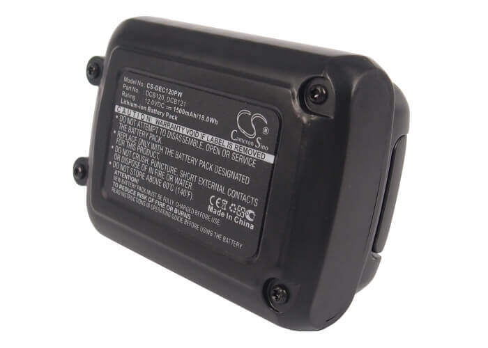 12.0V, Li-ion, 1500mAh, Power Tools battery fits Dewalt, Dcb102, 120v Max, 12v Max Li-ion, 18Wh Power Tools Cameron Sino Technology Limited (Power Tools)