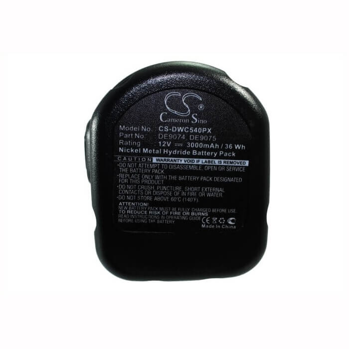 12.0V, Ni-MH, 3000mAh, Power Tools battery fits Dewalt, 152250-27, 152250-27, 2802, 36Wh Power Tools Cameron Sino Technology Limited (Power Tools)
